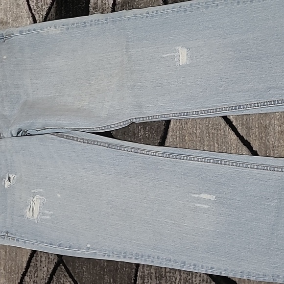 AER0POSTALE ESSEX STRAIGHT DISTRESSED DENIM JEAN - Picture 5 of 14